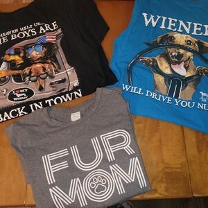 🐾 American Fido Dachshund Dog Lover Tee Bundle – Funny Wiener Dog Graphic Shirt